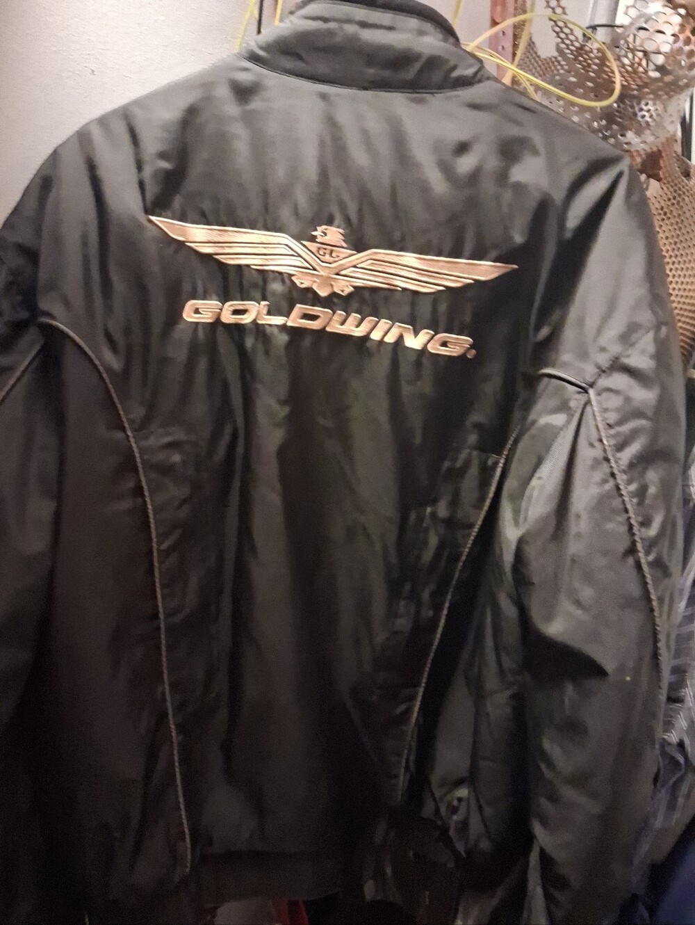 Honda Goldwing Black Mens Jacket with Embroidered Logo. Certified By Honda.